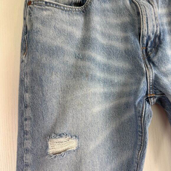Levi's Premium Men's Hi-Ball Jeans Ripped & Distressed Light Wash Size 36 - Picture 3 of 11